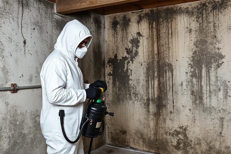 Schimmel- & Feuchte­sanierung – Leistung im Bereich Bautenschutz & Kellerabdichtung
